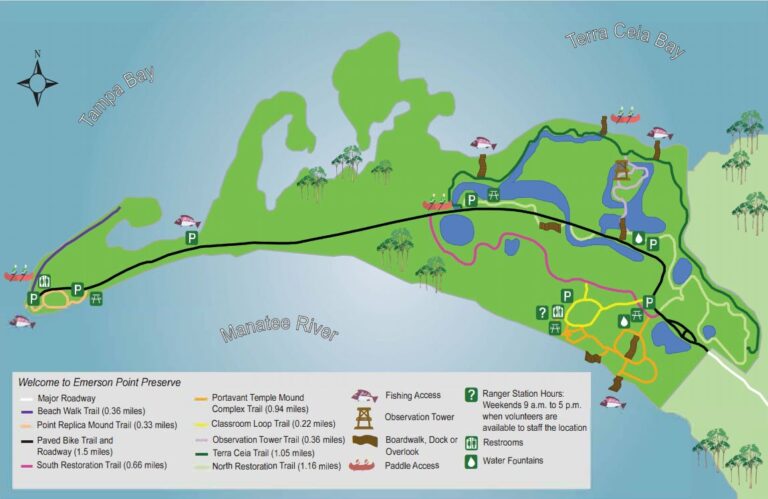 Emerson Point Preserve Map